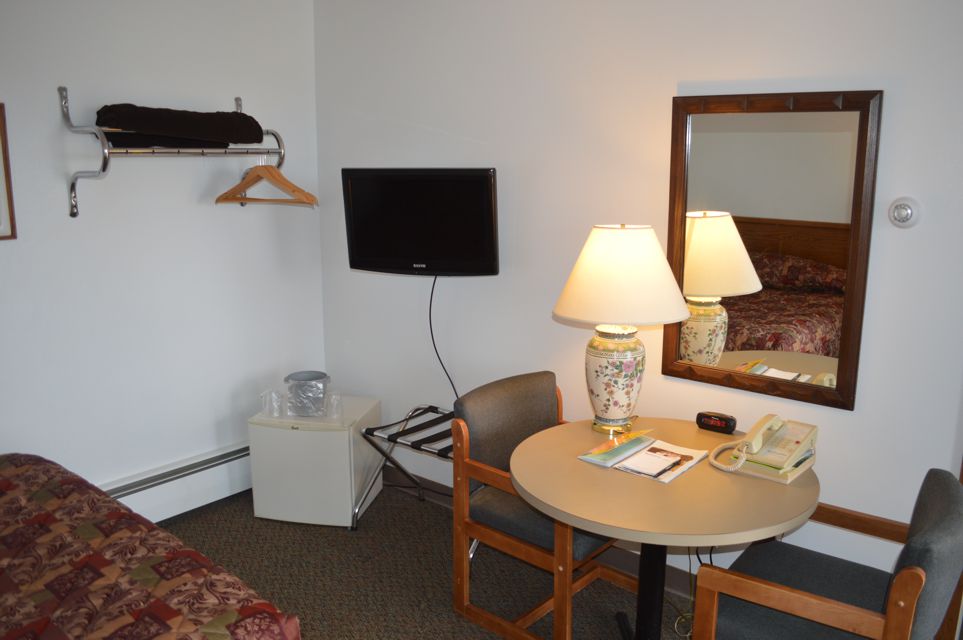 Typical Room at the Medford Inn, most affordable motel in Medford, WI